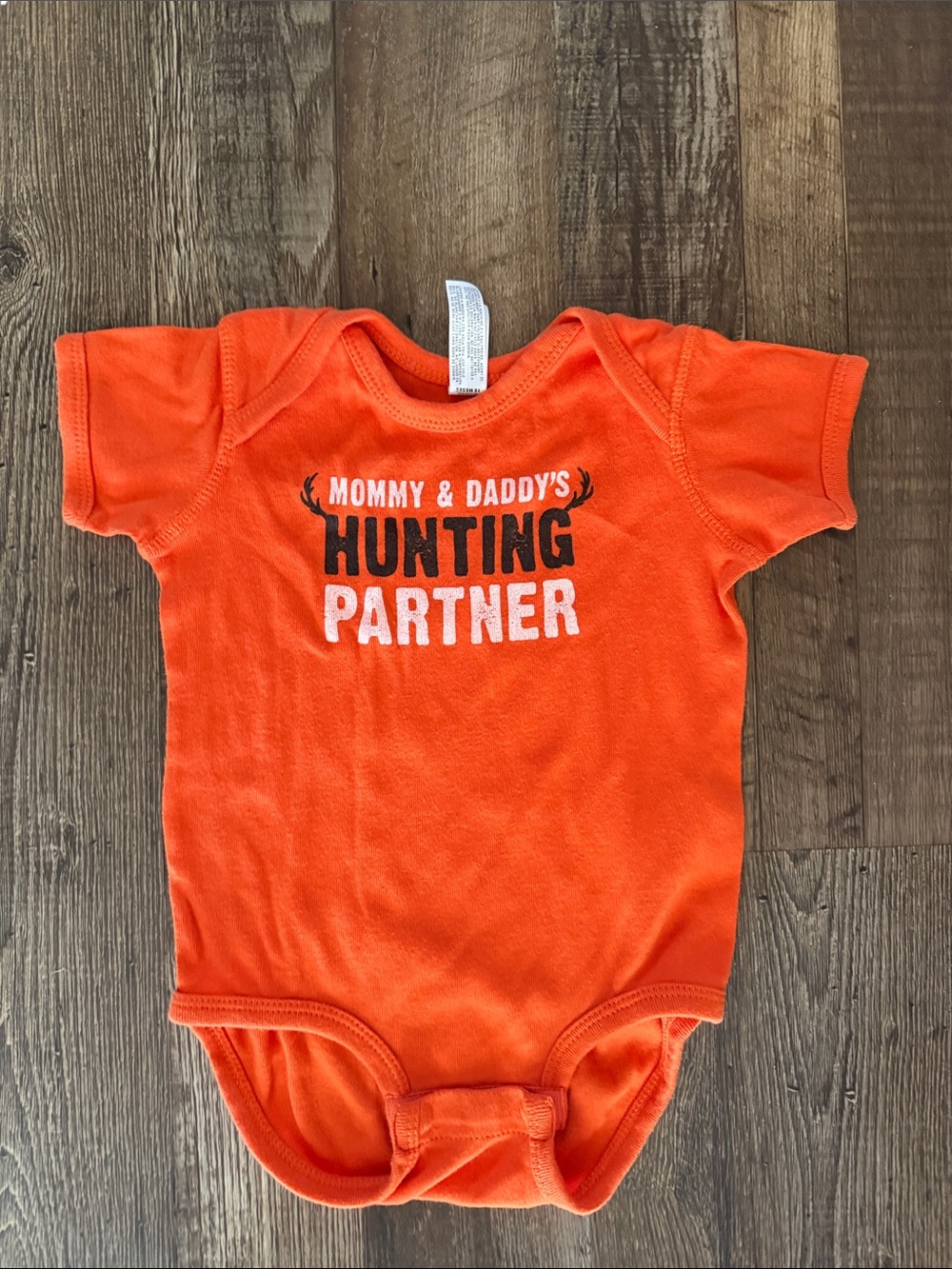 Rabbit Skins Orange 'Hunting Partner' Short Sleeve One-Piece